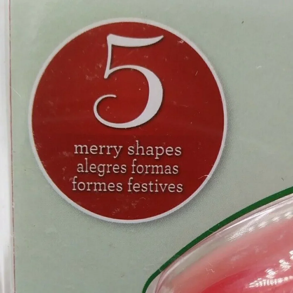 Wilton Roller Cutter #2308-1054 5 Shapes Baking Cookie Cutter Christmas NIP NEW